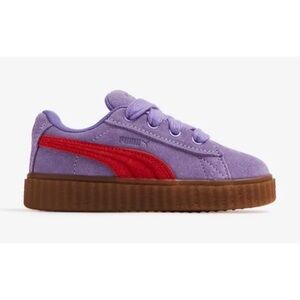 New Women’s Puma x Fenty Creeper Phatty Suede Lavender Gum Sole Sneakers Size 5